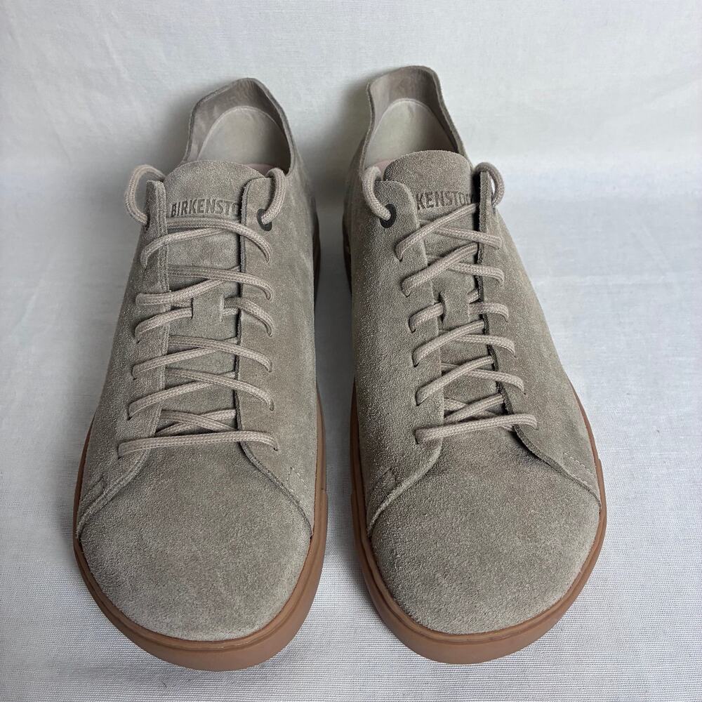 Birkenstock Bend Low Suede Taupe Mens 10 EU 43 Gorpcore Granola Minimal Sneaker